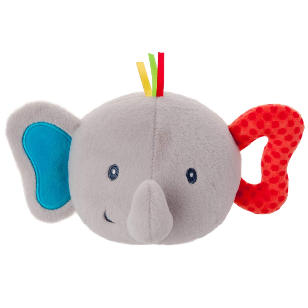 Baby GUND Flappy Elephant Silly Sounds Light Up Plush Ball Gray 6 Buttercup