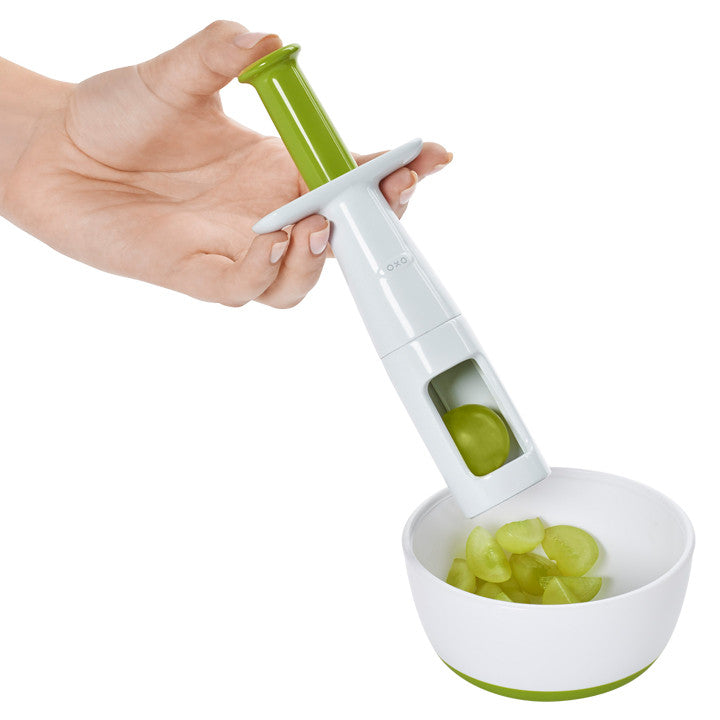 1pc Green Abs Grape Slicer
