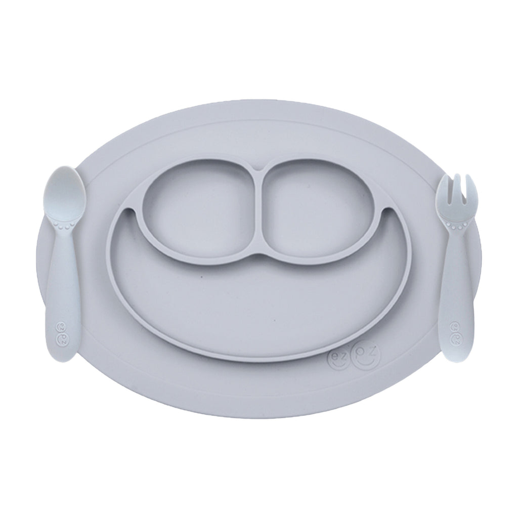 ezpz - Mini Feeding Set - Pewter